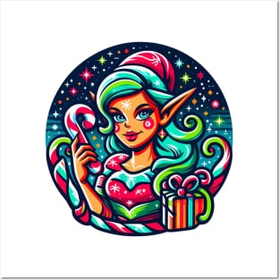 Christmas Elf - Magical Holidays in Color Description Posters and Art